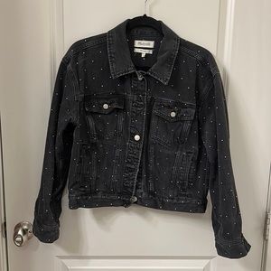 Madewell boxy crop jean jacket